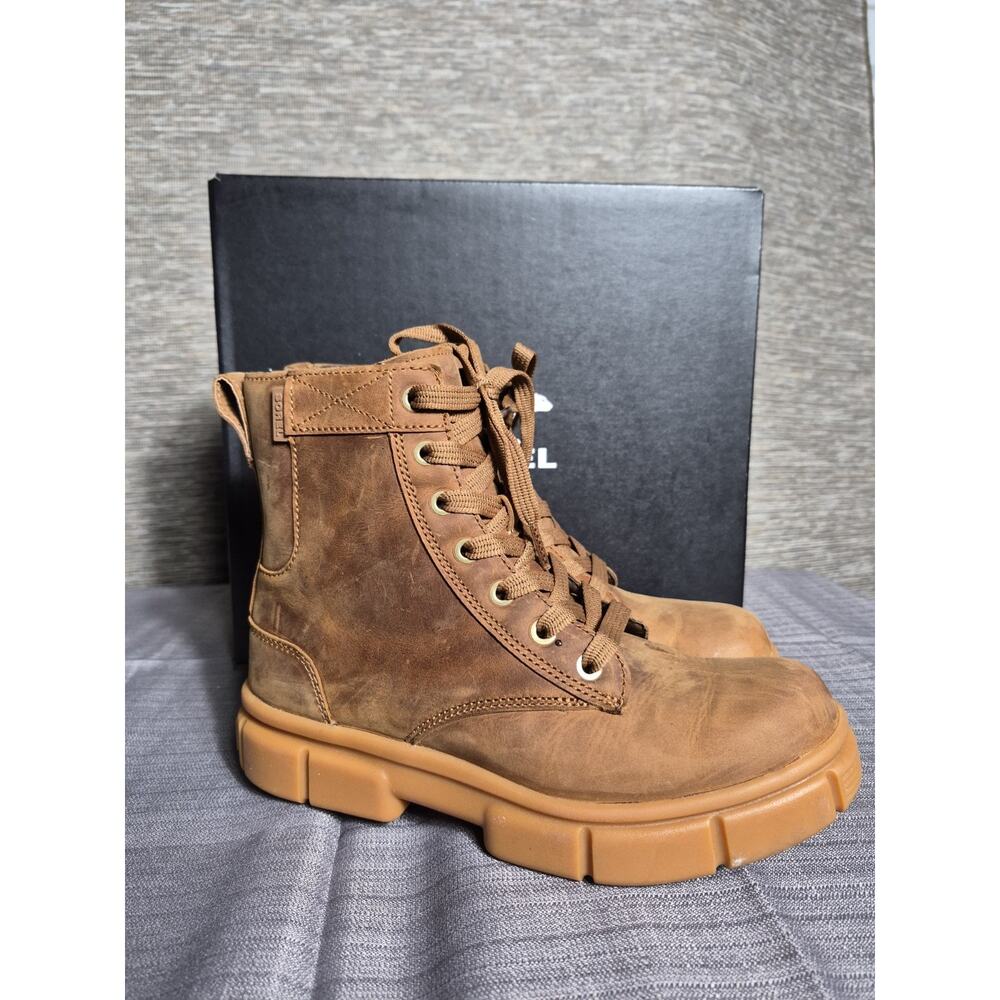 Sorel Explorer STRT Lace Boots Womens Size 8 Velvet Tan Brown NEW